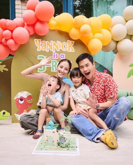 陈凯琳晒二宝3岁庆生照 曝小暖男日常贴心细节