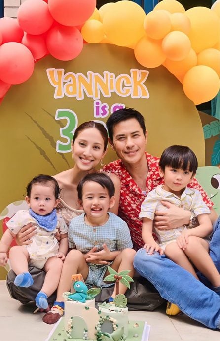 陈凯琳晒二宝3岁庆生照 曝小暖男日常贴心细节