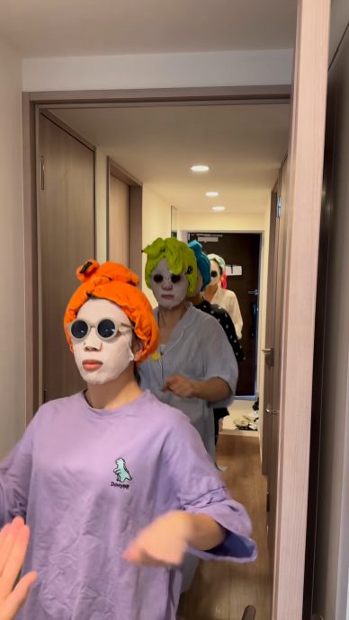 震撼视网膜!这班日本妈妈待孩子睡后 敷面膜组女团劲舞网络爆红