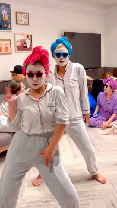 震撼视网膜!这班日本妈妈待孩子睡后 敷面膜组女团劲舞网络爆红