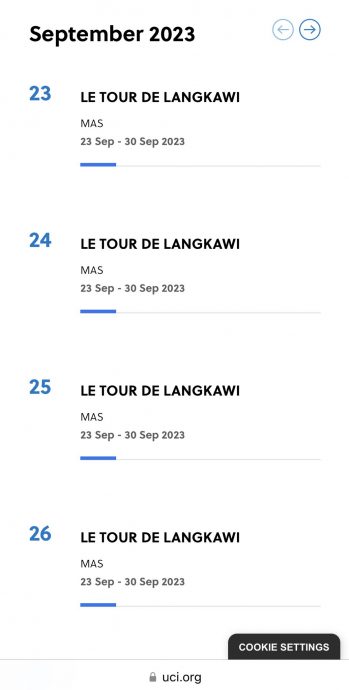 顺利还清车队百万欠款  浮罗脚车赛重列UCI赛程