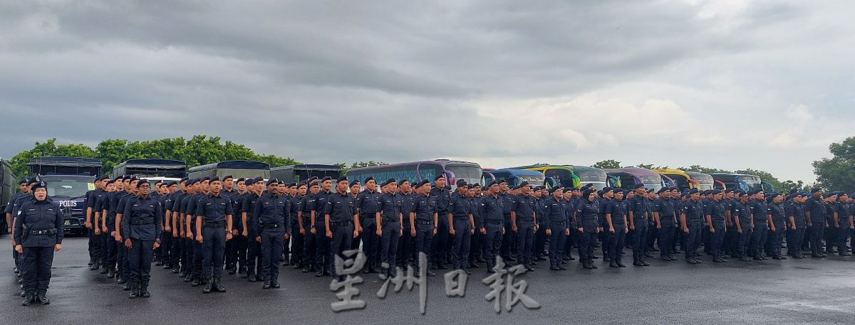 (古城第七版主文)甲州警方派遣478名警员及警官前往森美兰