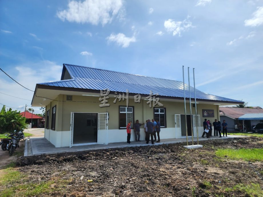 (古城第四版主文)帆加南马班底新增民众会堂,欢迎附近市民善用办社区活动