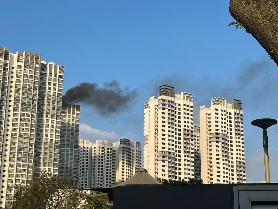 (已签发)柔:狮城二三事:狮城一组屋发生火患 现场曾传来爆炸声