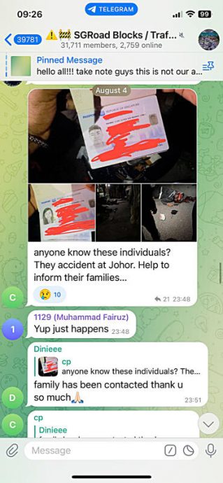 (已签发)柔:狮城二三事:马新第二通道摩托车撞拖车 狮城男女被抛飞一死一重伤