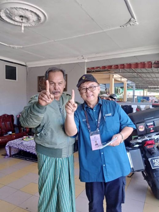 NS汝来国盟候选人/颜志淼:未停过为民服务,与选民“保温”