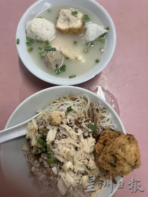 NS芙蓉:我的选区美食:武吉甲巴央:和记鱼丸粉
