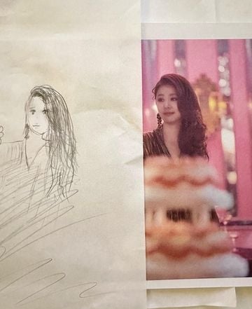 6岁女儿画萝丝妈妈 林心如自嘲:绝不是遗传我