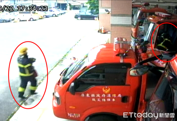 7勇消跳上消防车冲明扬救人...4人无法归队　英雄最后出勤画面曝