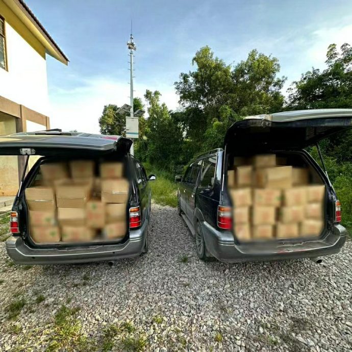 东:丹州贸消局接领来自警察普通行动组取缔的走私统制品