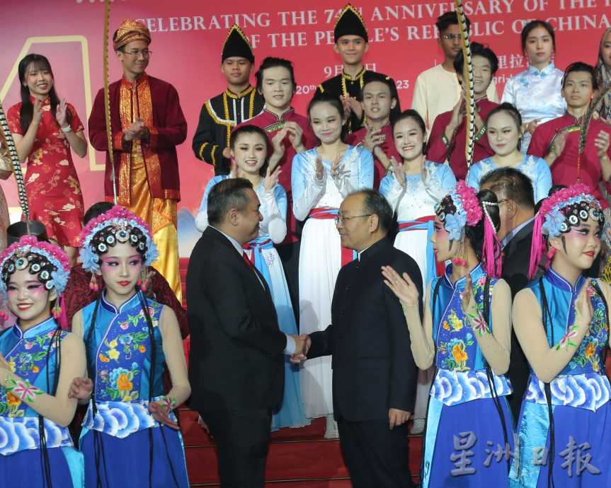 中国驻马大使馆国庆招待会