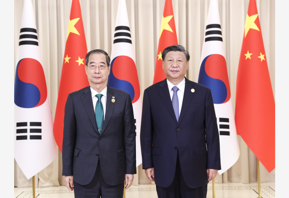 习近平晤韩国总理称认真考虑访韩