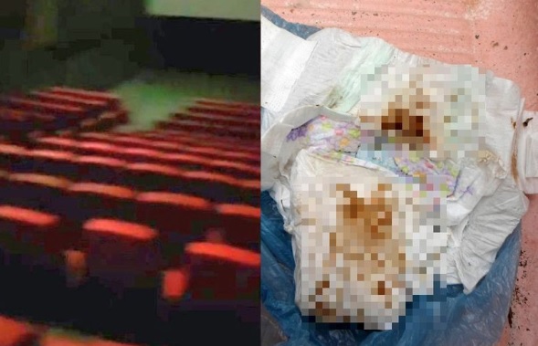  乱丢沾屎尿布在电影院  清洁工：全院都是屎味