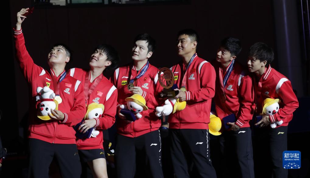 亚洲乒乓锦标赛| 携手女队直通巴黎奥运 中国男团擒台不败封王