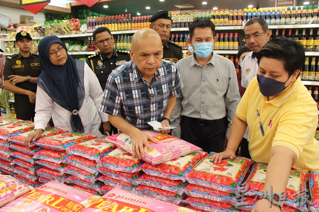 执法组对国内白米厂家，批发及零售商进行了8684项检查