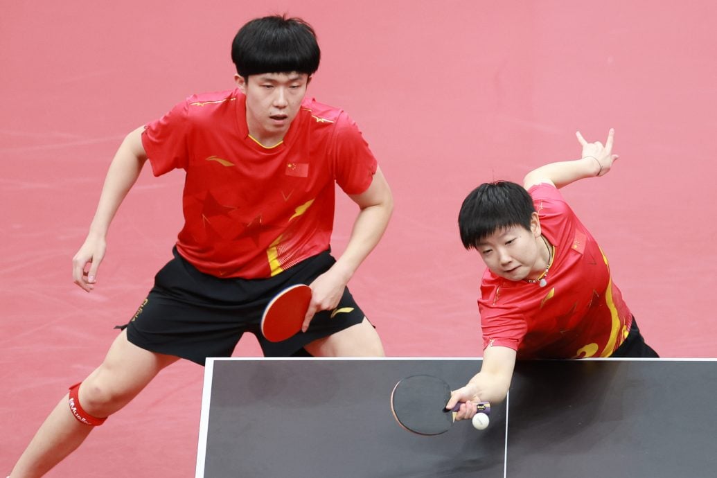 包揽混双决赛  中国乒乓锁定第3金