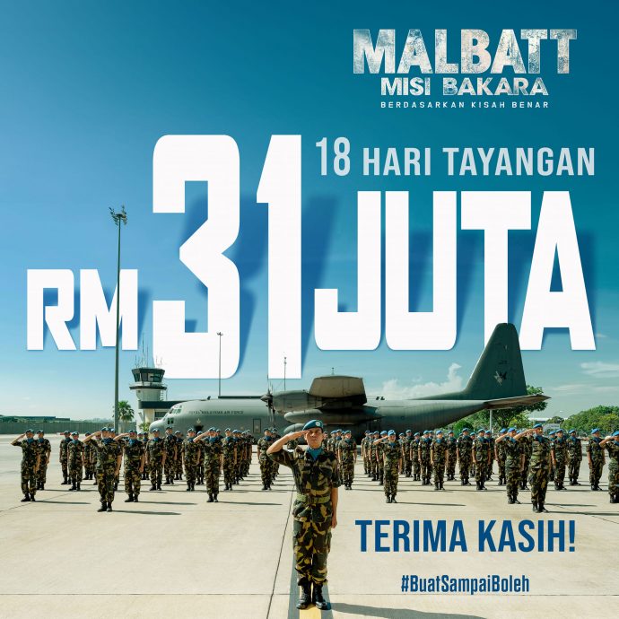 大马票房榜|《孤注一掷》4天破千万 登年度票房最高中文片