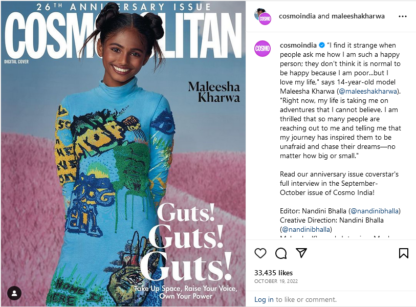 孟买少女跃身知名模特 经历堪比贫民百万富翁