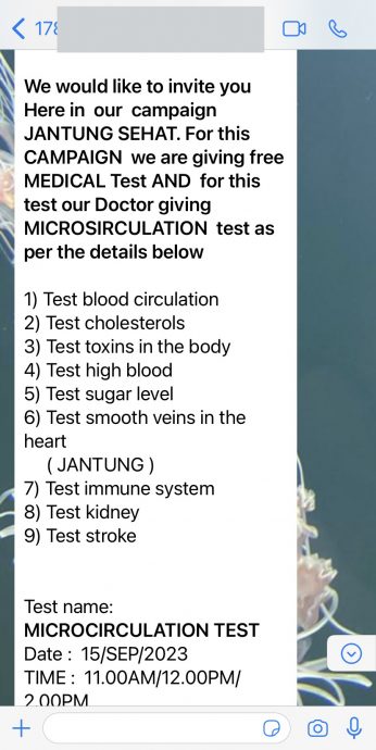 **已签发**柔 :第二版头条:可向卫生局投报!若收私人诊所提供免费检查讯息不必慌