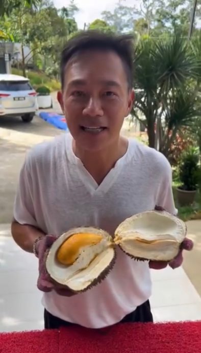 张兆辉直闯榴梿山　狂嗑到饱超满足