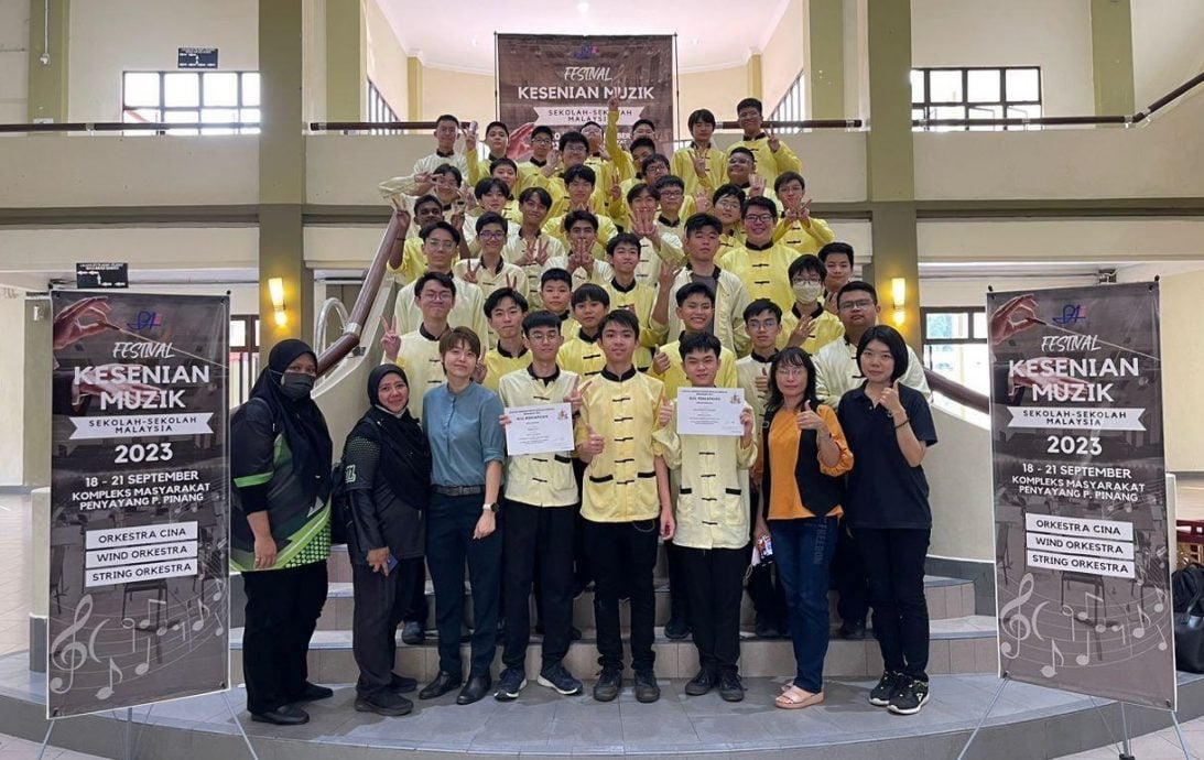 怡保圣米高中学华乐团 斩获多项音乐赛事奖项