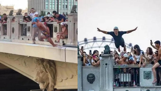 拼盘／天津大爷海河跳水引热议 流量与安全如何兼得？