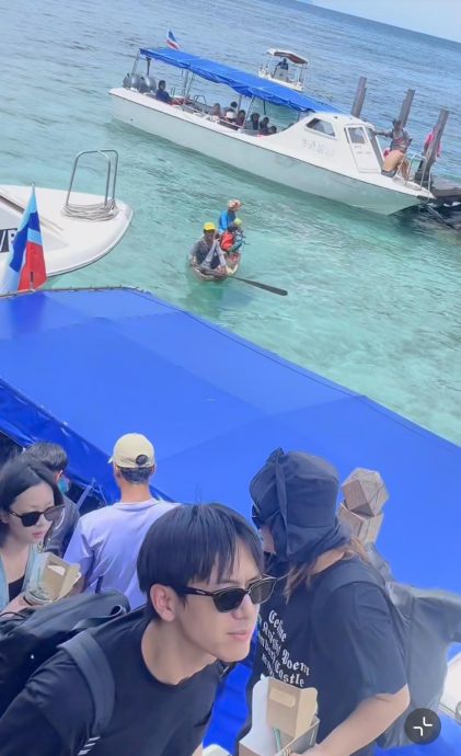 李现马布岛潜水被捕获  无明星架子逢人说“Hello”