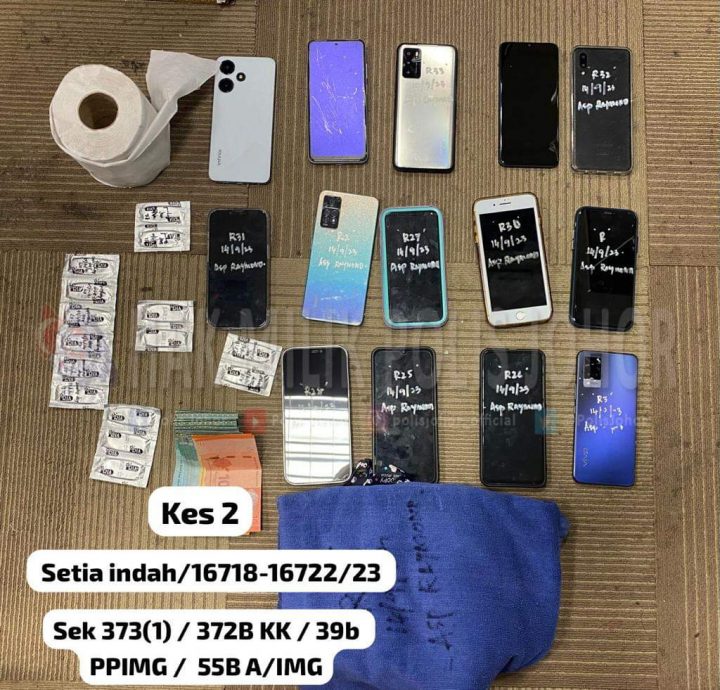 柔:利用社媒卖淫,警捣毁卖淫集团,扣查17人