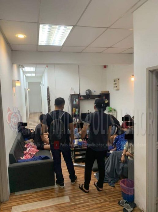 柔:利用社媒卖淫,警捣毁卖淫集团,扣查17人