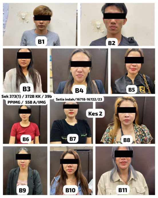 柔:利用社媒卖淫,警捣毁卖淫集团,扣查17人
