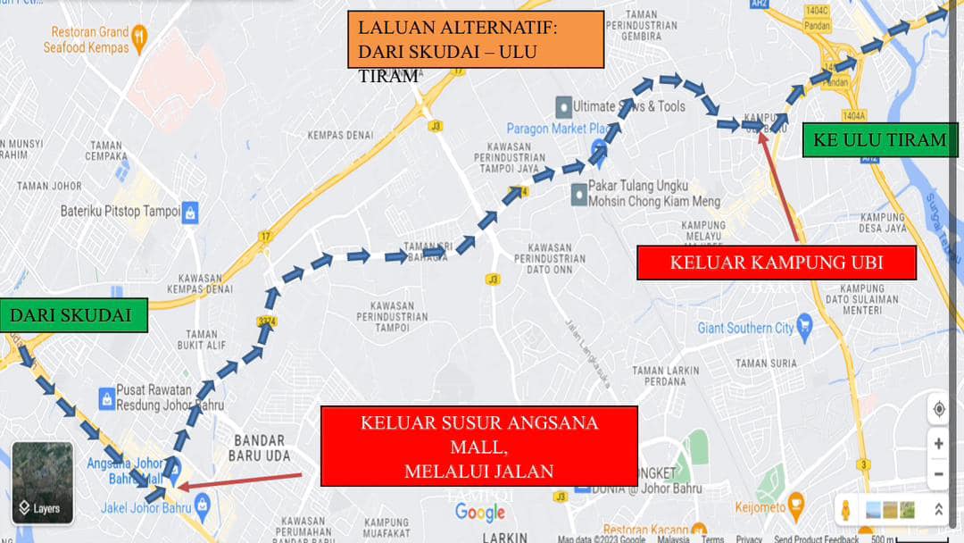 柔：大臣：巴西古当大道工程料10月竣工 拟3替代路线纾缓交通