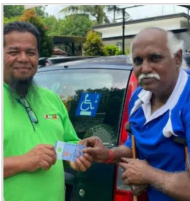 残疾翁修车问了好多家 “原本两三千他只收我RM1”