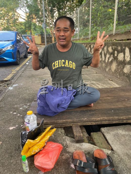 独家|马来男子求助本报 “阿强睡街满身伤 盼不到家人” 