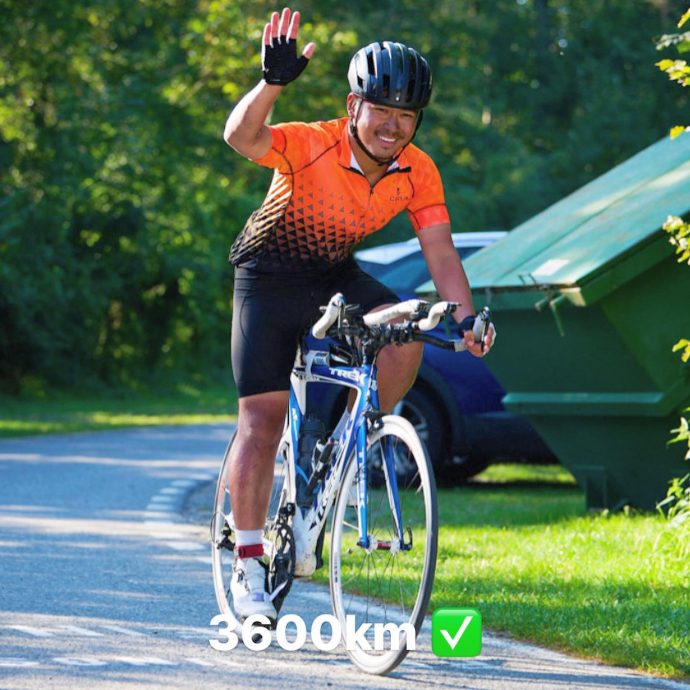 瑞士超级铁人三项赛| 亚洲历来首位完成赛事  刘俊腾再创下壮举