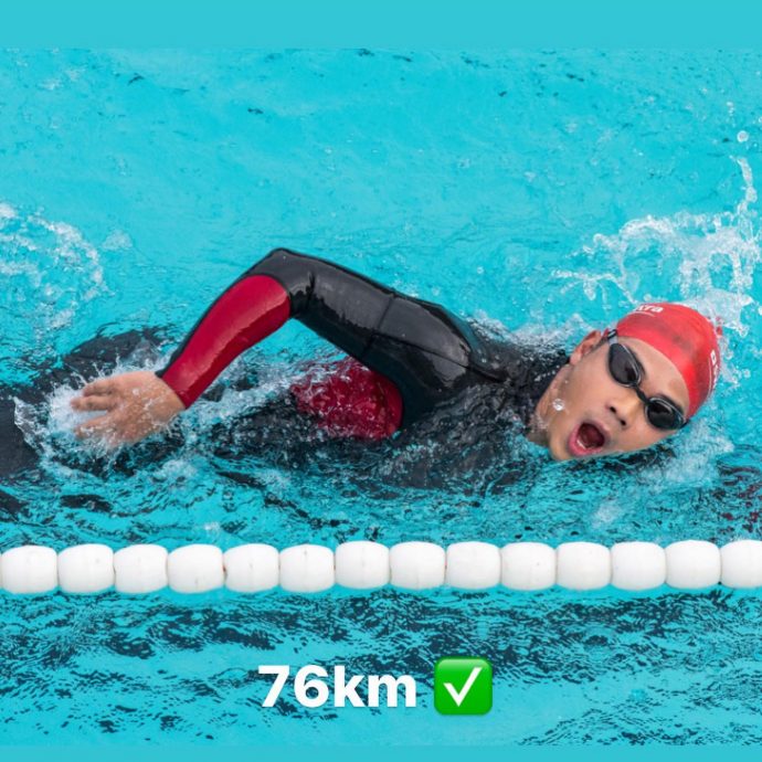 瑞士超级铁人三项赛| 亚洲历来首位完成赛事  刘俊腾再创下壮举