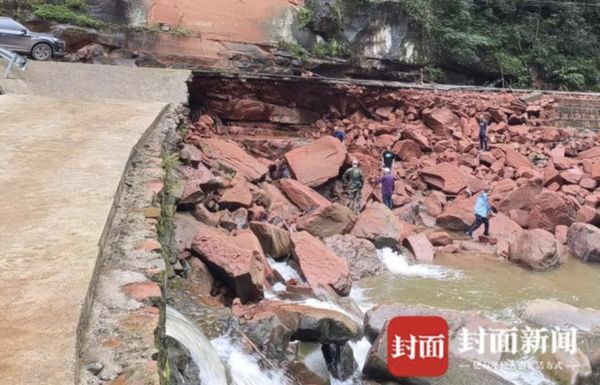 男孩河床边玩耍意外发现恐龙脚印　考证发现是蜥脚龙类足印幻迹