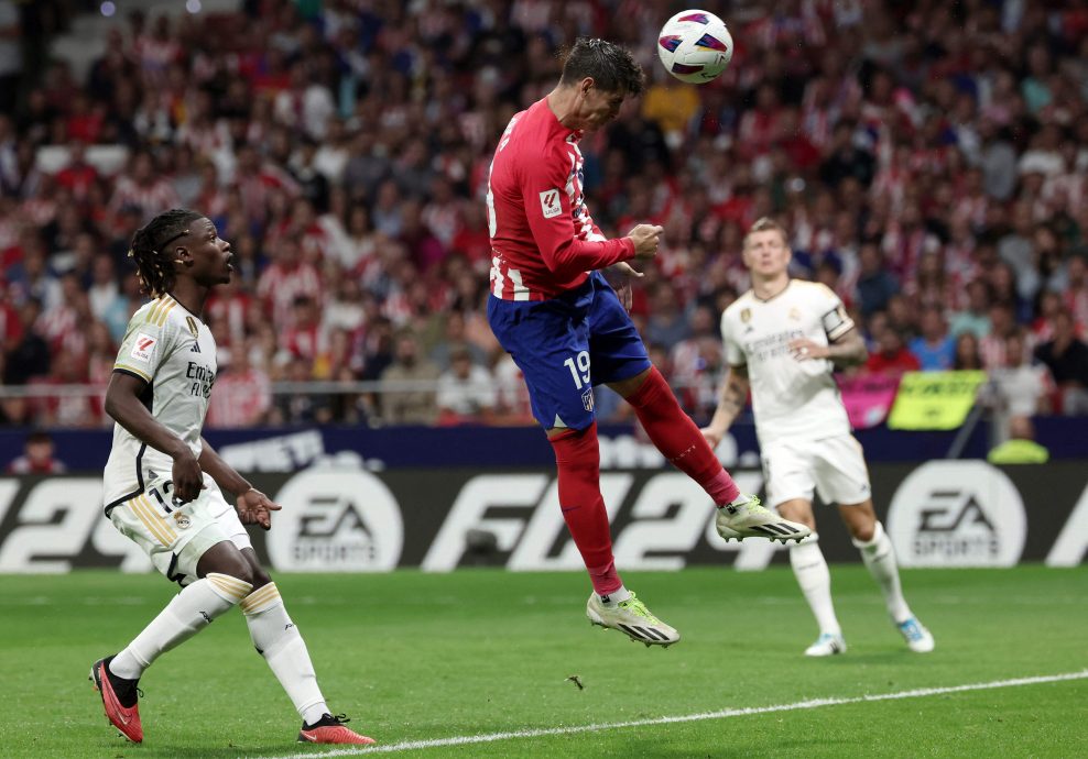  西甲|莫拉塔梅开二度“弑旧主”  皇马德比战不败金身被破