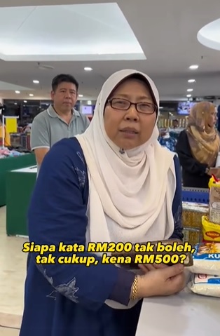 视频|“谁说RM200不够买食材?” 副部长:我只花RM136
