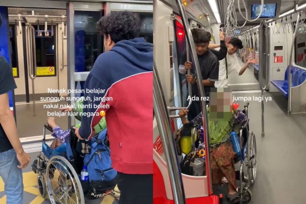 视频|大马年轻人很有爱!凌晨相助老奶奶获网赞