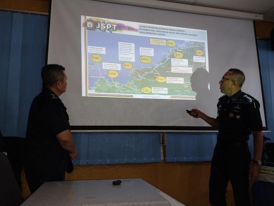 警方调动1879名警力,以确保“皇家认识婆罗洲之旅”顺利进行,在这期间警方禁止民众使用无人机录影及拍摄