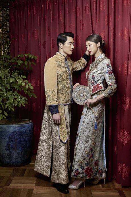 让人一眼就沦陷的中式婚服