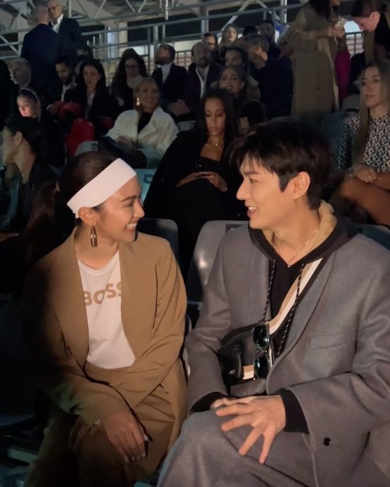 贴身同框耳语李敏镐 大马网红惹火男神粉丝