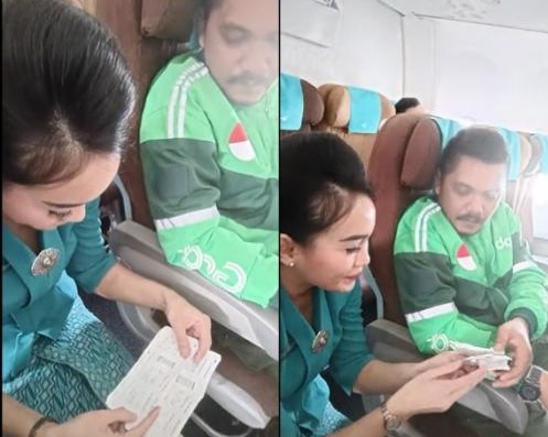 送餐员坐飞机帮顾客买食物 空姐惊讶再三检查登机证