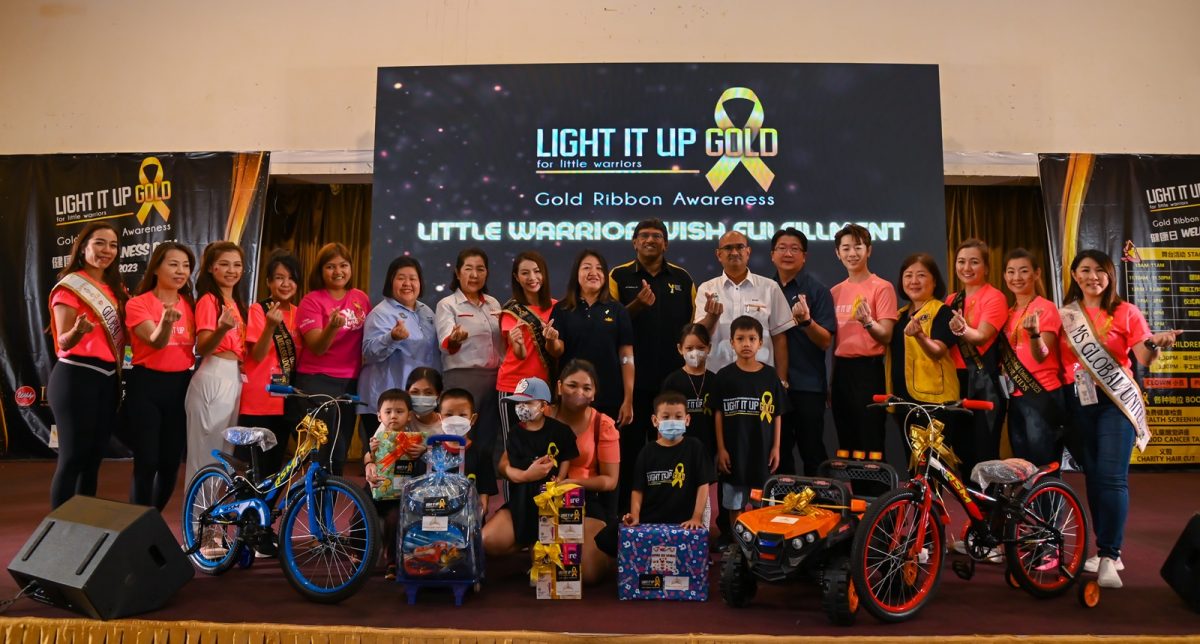 金丝带醒觉运动发动集资 在槟设希望之家助癌患