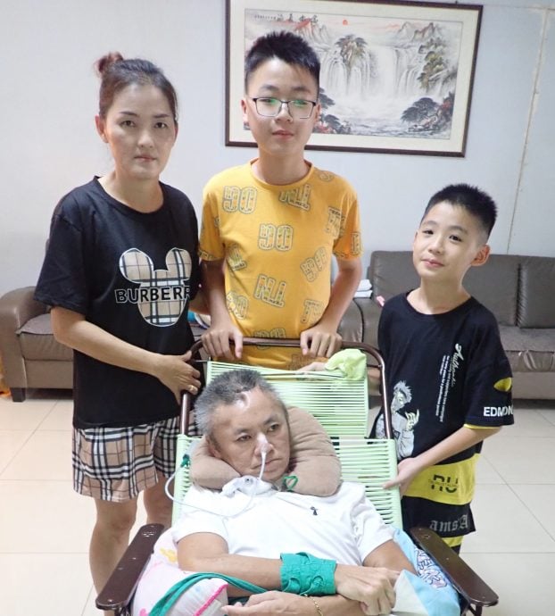 霹/今天下/第四版头/已签/渔夫郑开泉交通意外昏迷瘫痪 家人盼获援助渡难关
