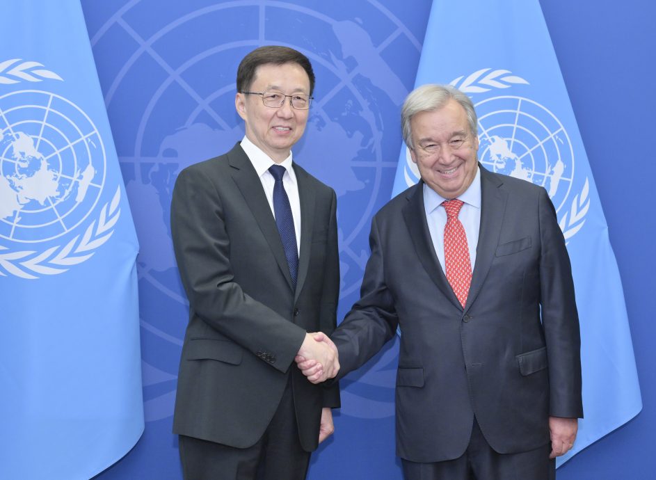 韩正唔美国气候问题特使凯里 凯里促中加大力度加速脱碳