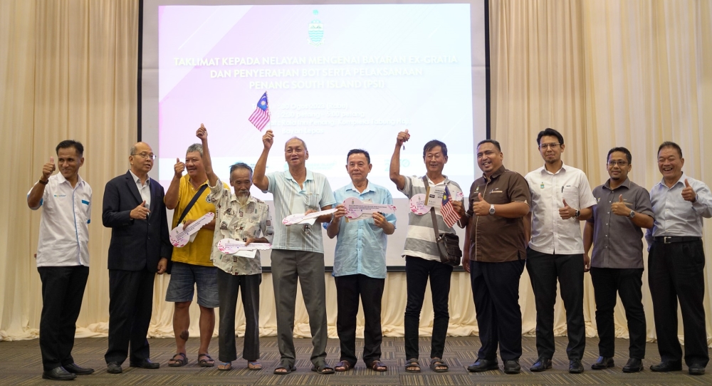 领特惠金援助 槟南渔民受促登记SIMP