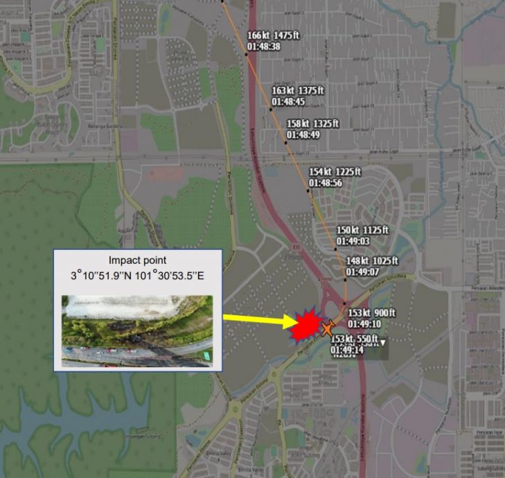 飞机说好降落却突右转 2:48:45pm后没再回应