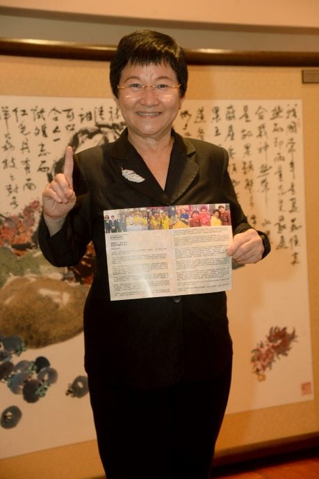 马华党选/妇女组主席挑战派候选人拿督黄秀金