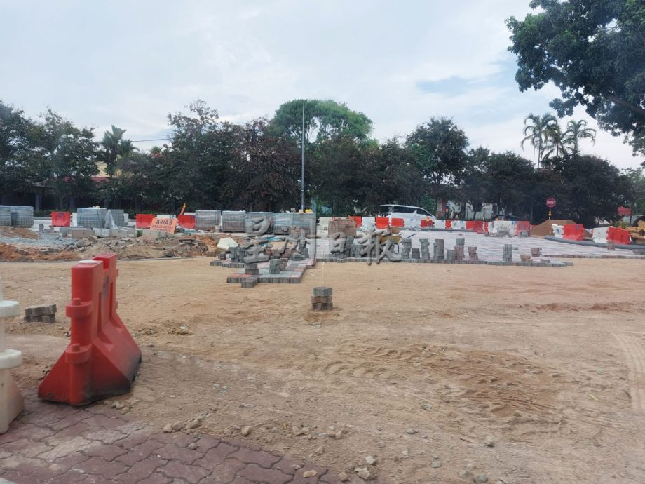 （古城第四版主文）交通圈工程右转士马木方向暂时关闭